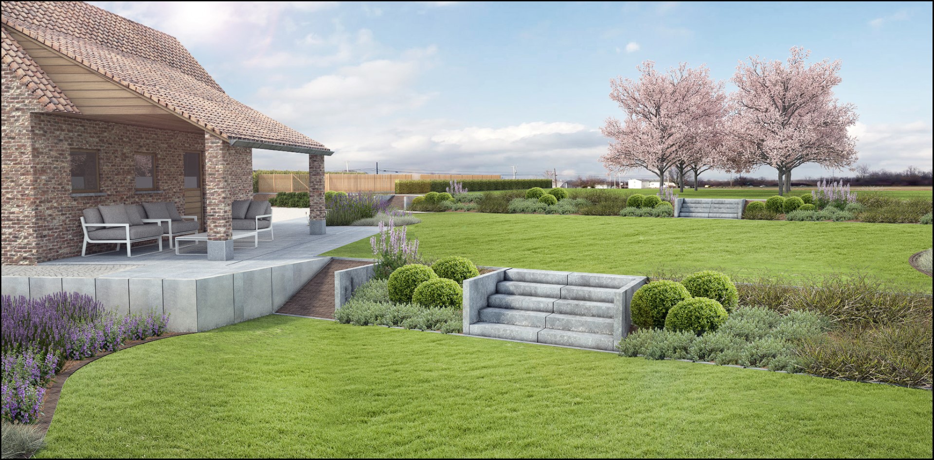 ECO Tuinarchitectengroep 3D projecten Klassieke ECO Tuinarchitectengroep 3D projecten Klassieke