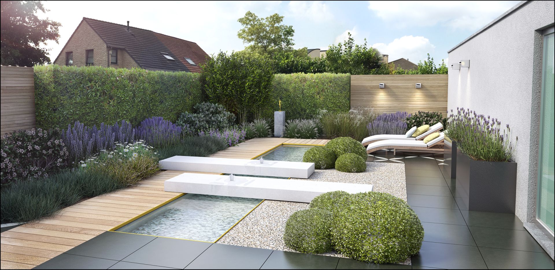 ECO Tuinarchitectengroep | 3D projecten | Strakke ...